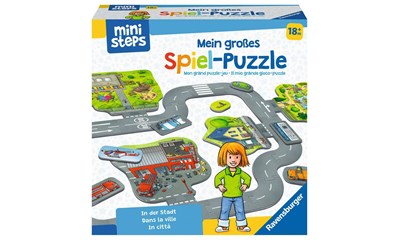 Mein grosses Spiel-Puzzle: In der Stadt D/F/I