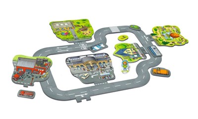 Mein grosses Spiel-Puzzle: In der Stadt D/F/I
