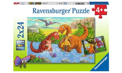Spielende Dinos