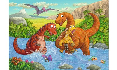 Spielende Dinos
