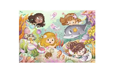 Kleine Feen und Meerjungfrauen