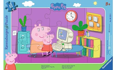 Peppa Pig am Computer