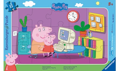 Peppa Pig am Computer