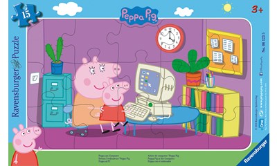 Peppa Pig am Computer