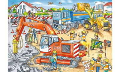Achtung Strassenbaustelle!