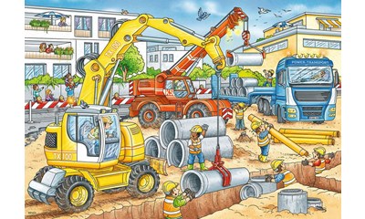 Achtung Strassenbaustelle!