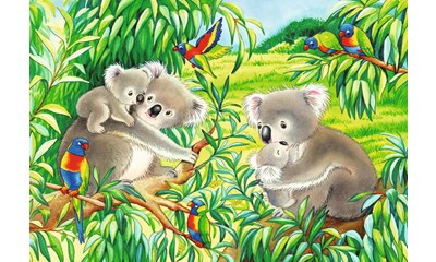 Süsse Koalas und Pandas
