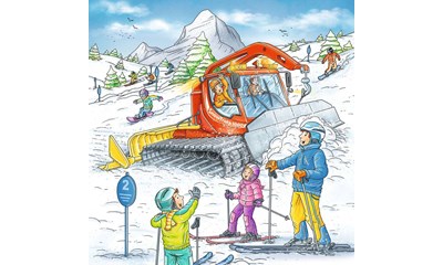 Auf der Skipiste