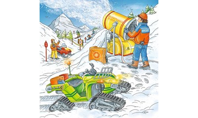 Auf der Skipiste