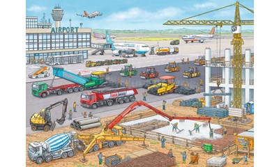 Baustelle am Flughafen