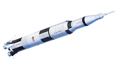 3D Puzzle: Apollo Saturn V Rakete