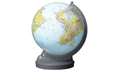 3D Puzzle Globus mit Licht - Ländernamen in Englisch
