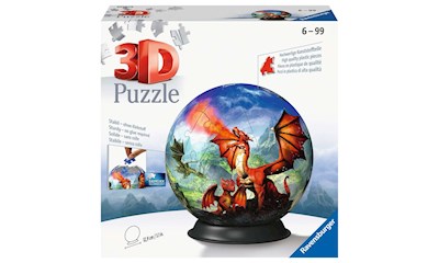 3D Puzzle Ball: Dragons