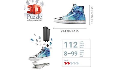 3D Puzzle: Sneaker - Mystische Drachen