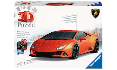 3D Puzzle: Lamborghini Huracán EVO - Arancio