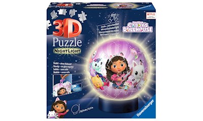 3D Puzzle Ball: Nachtlicht Gabby's Dollhouse