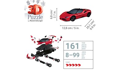 3D Puzzle: Ferrari SF 90 Stradale