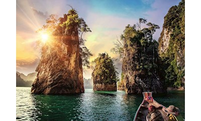 Three rocks in Cheow, Thailand