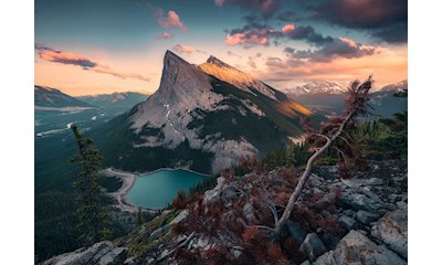 Abends in den Rocky Mountains