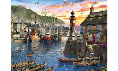 Morgens am Hafen