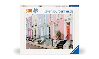 Bunte Stadthäuser in London