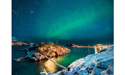 Nordlichter in Tromsø, Norwegen