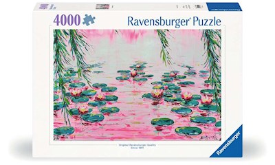 Pink Water Lilies         4000 Pc Puzzle
