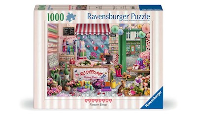 Der kleine Blumenladen   1000p
