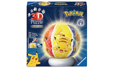 Puzzle-Ball Nachtlicht Pokemon 72p