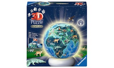 Puzzle-Ball Nachtl. Erde im Nachtd. 72p