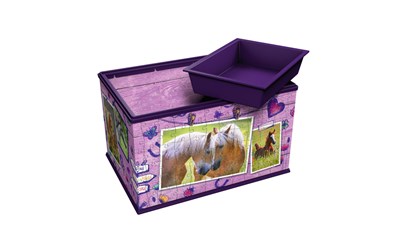 Girly Girl Edition Aufbewahrungsbox Pferde