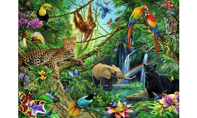 Tiere im Dschungel