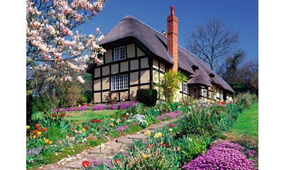 Landhaus im Frühling