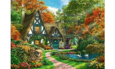 Cottage im Herbst
