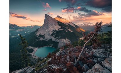 Abends in den Rocky Mountains