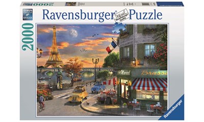 Romantische Abendstunde in Paris