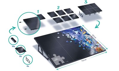 Puzzle Staffelei | 72.5 x 50.5 cm | 1000 Teile
