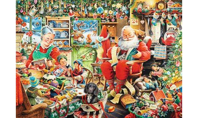 Santa's Final Preperations Weihnachten