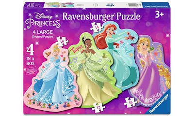 Disney Princess 4 Shap.Puz.in a box
