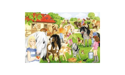 Spass auf dem Ponyhof