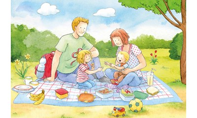 Picknick im Freien