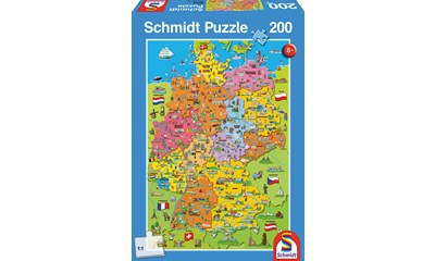 Deutschlandkarte mit Bildern