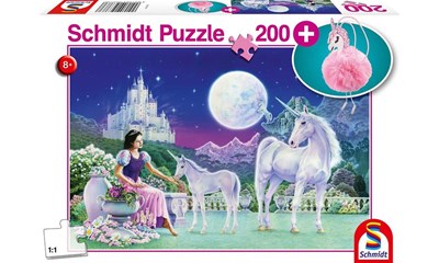 Einhorn, inkl. Puschel-Anhänger