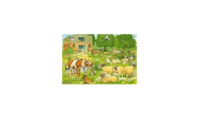 Tierkinder auf dem Bauernhof 100 Teile
