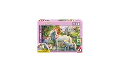 Einhornstute mit zwei Fohlen 200 Teile