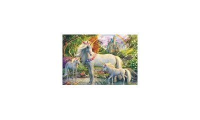 Einhornstute mit zwei Fohlen 200 Teile