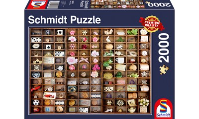 Schmidt 58326 Schätze im Setzkasten Puzzle 2000 Teile 