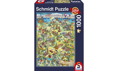 Illustrierte Deutschlandkarte