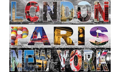 London, Paris, New York 1000 Teile