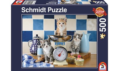 Katzen in der Küche